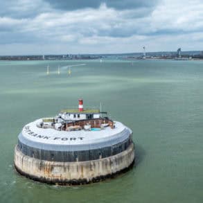 Spitbank Fort from the sky