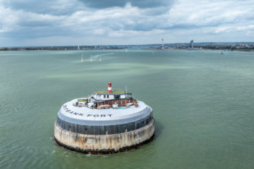 Spitbank Fort from the sky