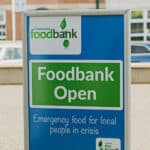 foodbank open sign