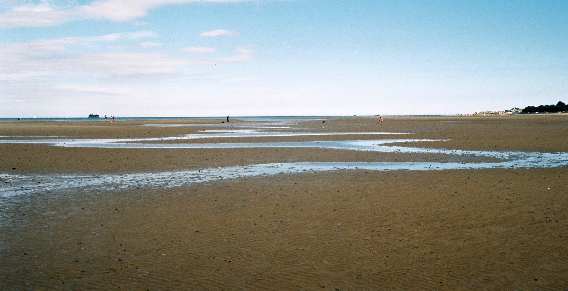 low tide sands at ryde beach