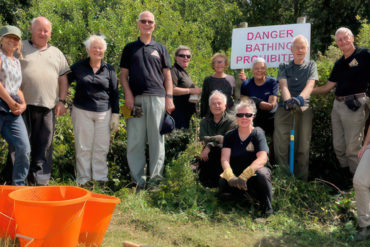 New Forest volunteers at Fort Victoria Country Park