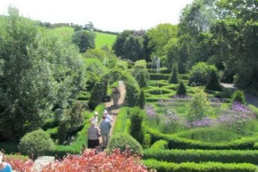 Arreton Manor terrace garden