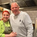 Chef Ramona Dobre and Chef Tom Kerridge