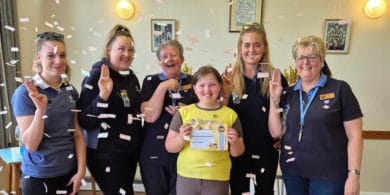 Emmie with the Leaders of the 4th Sandown Brownie Unit.