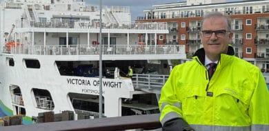 Keith Greenfield with Victoria of Wight in Portsmouth