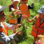 Children at Naturezones wildlife centre