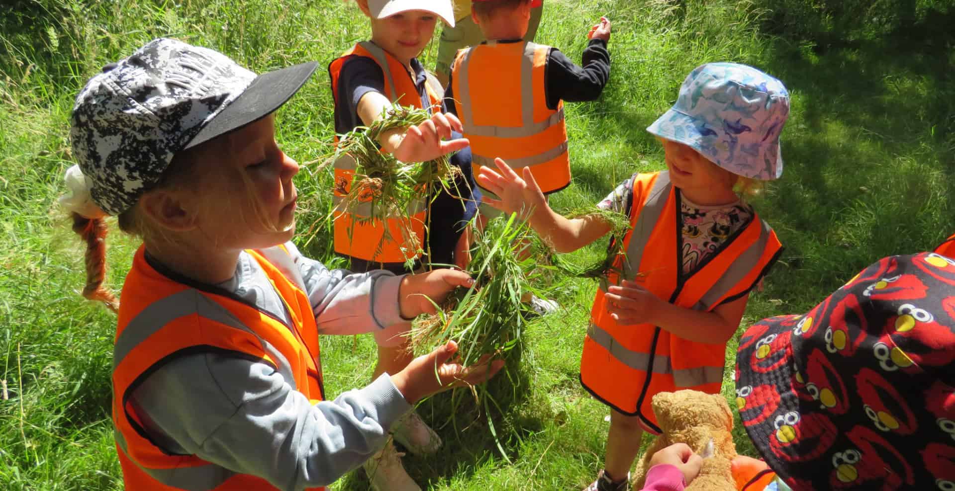 Children at Naturezones wildlife centre