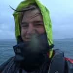 Nestor on board a Sigma 38 yacht in round the island race during storm force 9