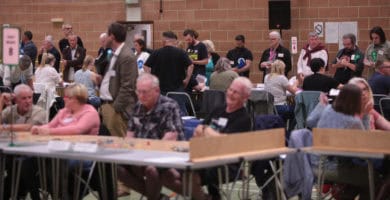 distance view of the counting hall