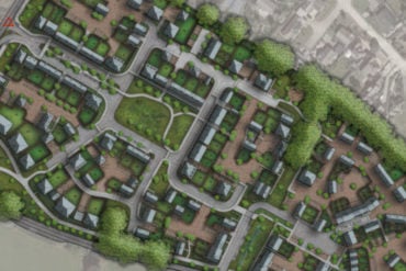 Artist's impression of middleton housing development