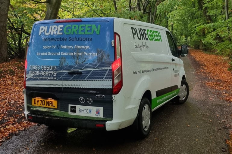 pure green energy van