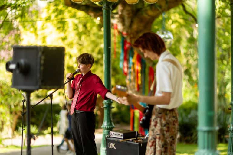 The bandstand at Ventnor Fringe