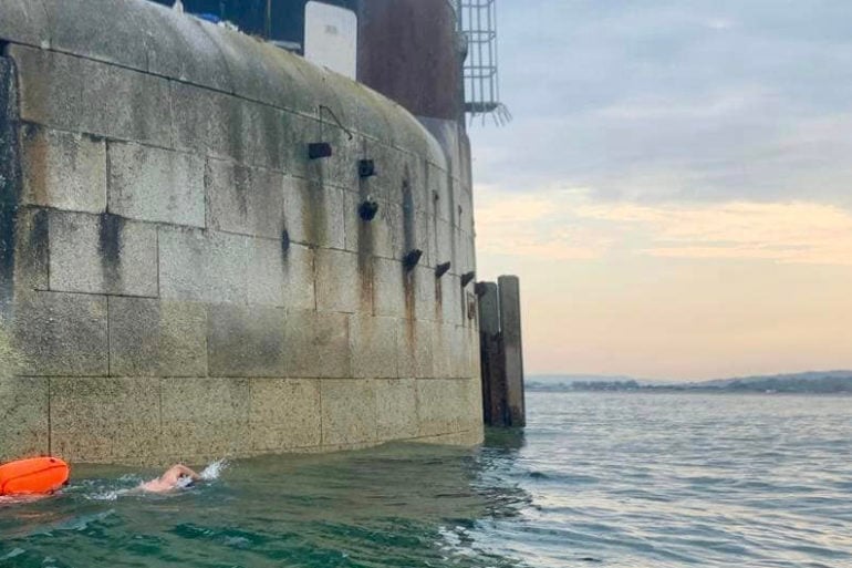 Dave sweet swimming in solent