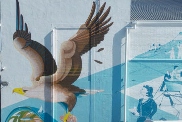 Mural of the eagle