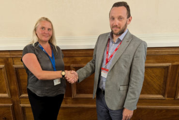 Natasha Dix, service director for waste, environment and planning at the Isle of Wight Council, and Nick Mills, director of environment and innovation at Southern Water