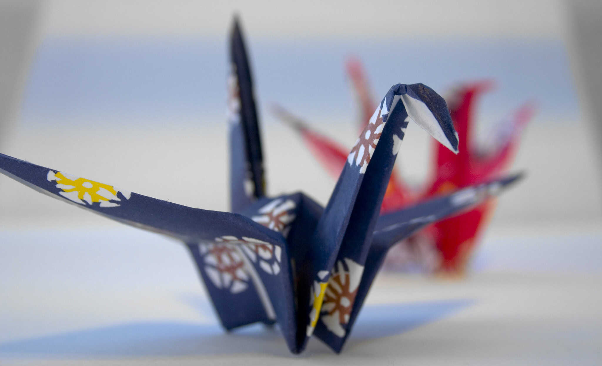 Peace crane origami