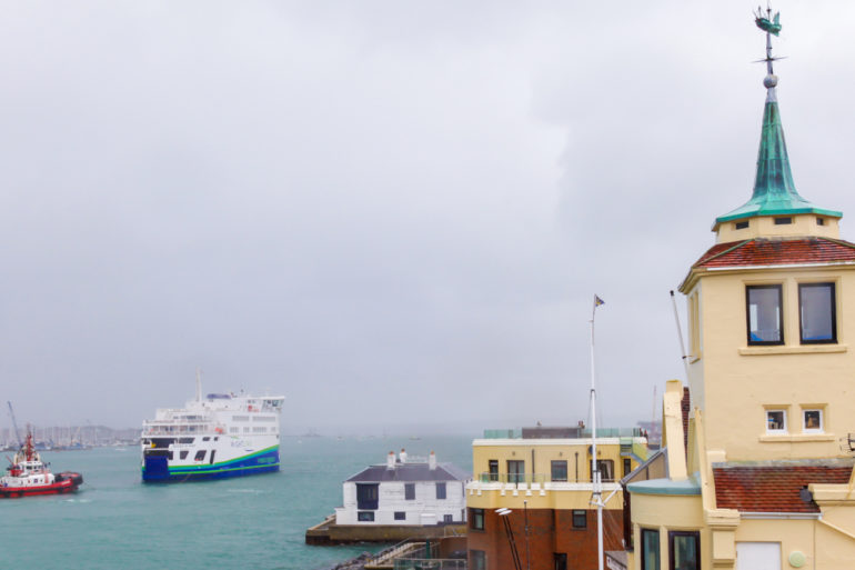 Six years ago - Victoria of Wight enters Portsmouth Harbour