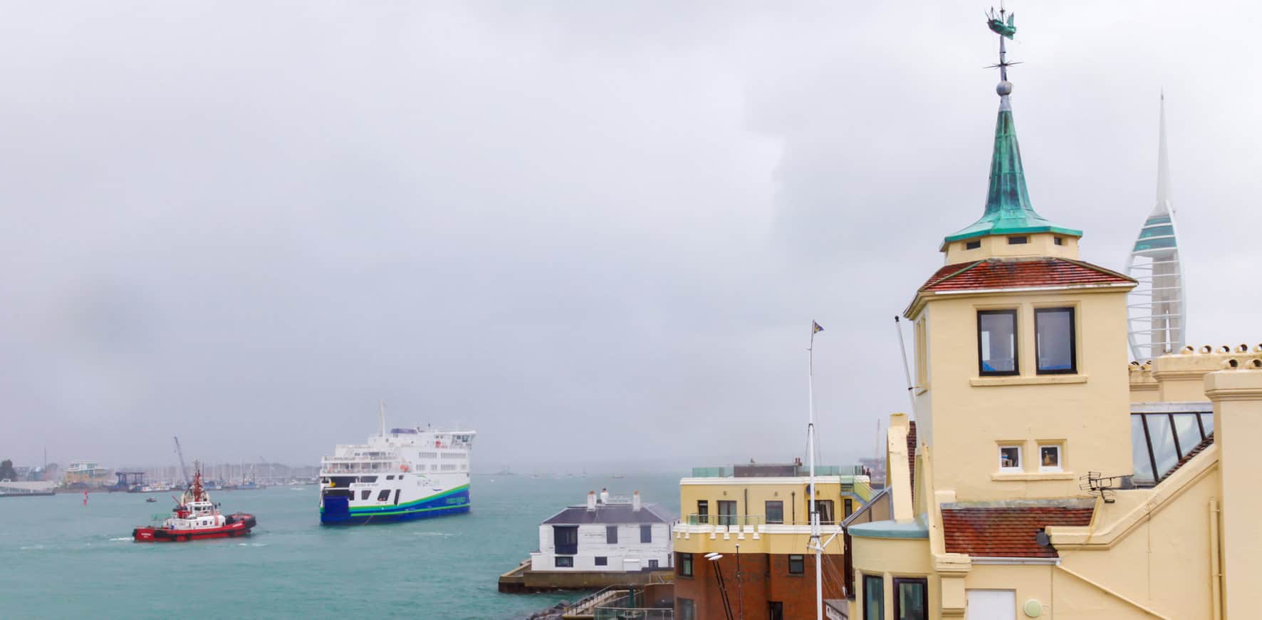 Six years ago - Victoria of Wight enters Portsmouth Harbour