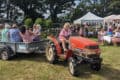 The Lord Lieutenant, Mrs Susie Sheldon, was among the passengers for a tractor ride, driven by Mrs Gay Grieve