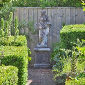 The garden at Newport Roman Villa