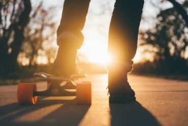 person on a skateboard