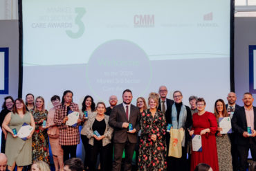 2024 Markel 3rd Sector Awards ceremony - winners on stage