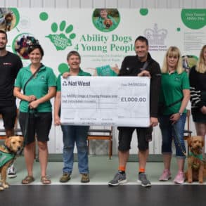 Ability Dogs 4 Young People x ICRTouch - Cheque Presentation