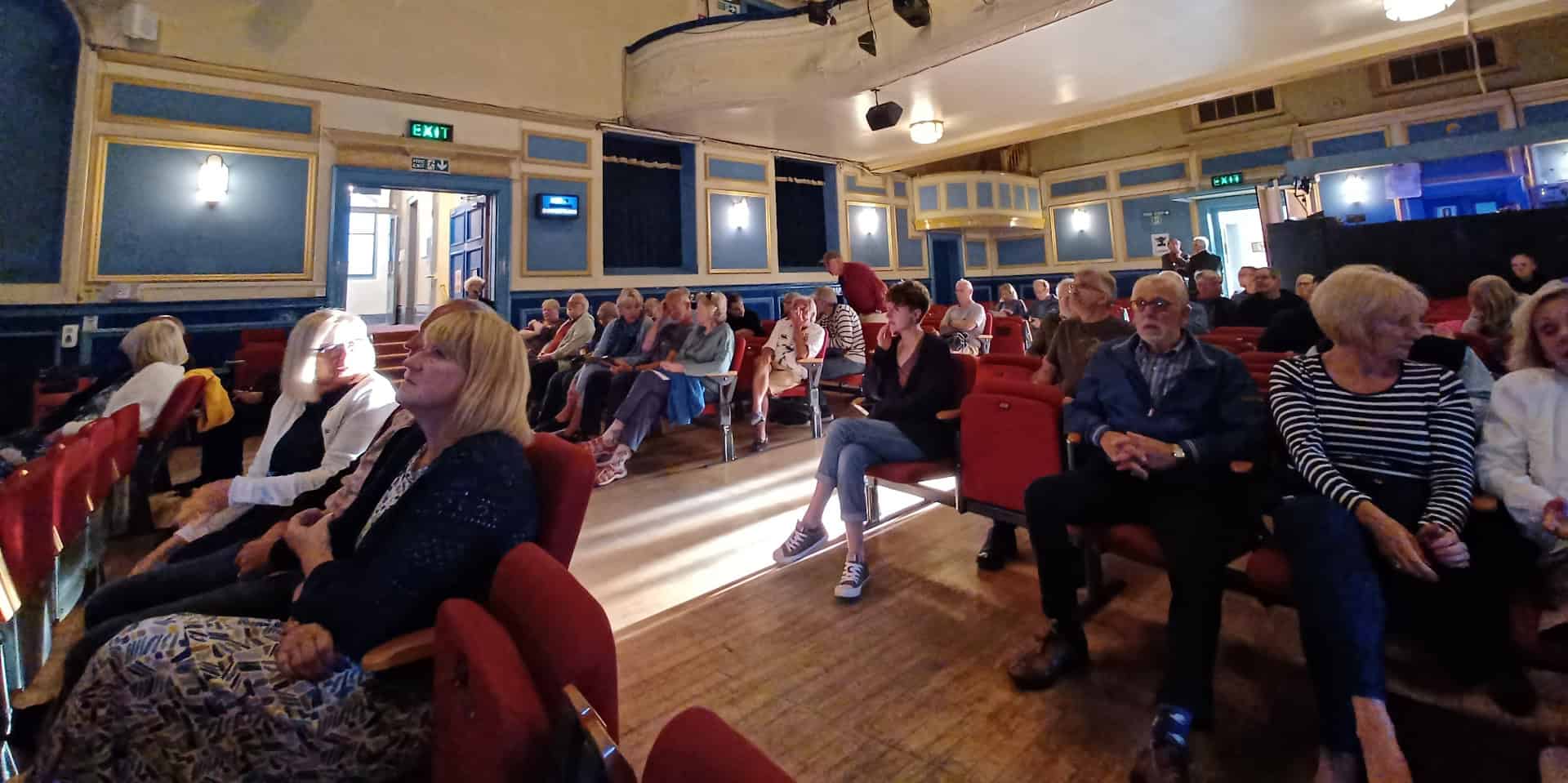 Audience in Shanklin Theatre for the Bay Place Plan meeting