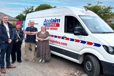 Lee Hudson, Commercial Director at Red Funnel, Chris Hall, Commercial Director at Acclaim Logistics and Kay Lewis, Manager at The Isle of Wight Foodbank.