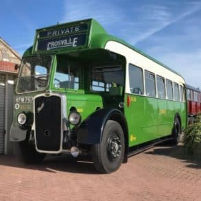 Bristol L5G / ECW B35R Registration: KFM767 Year: 1950 Originally operated by: Crosville Entered By: Jonathan Jones-Pratt, Somerset