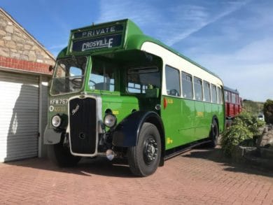 Bristol L5G / ECW B35R Registration: KFM767 Year: 1950 Originally operated by: Crosville Entered By: Jonathan Jones-Pratt, Somerset