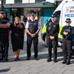 PCC Donna Jones at the Southampton live facial recognition trial this week