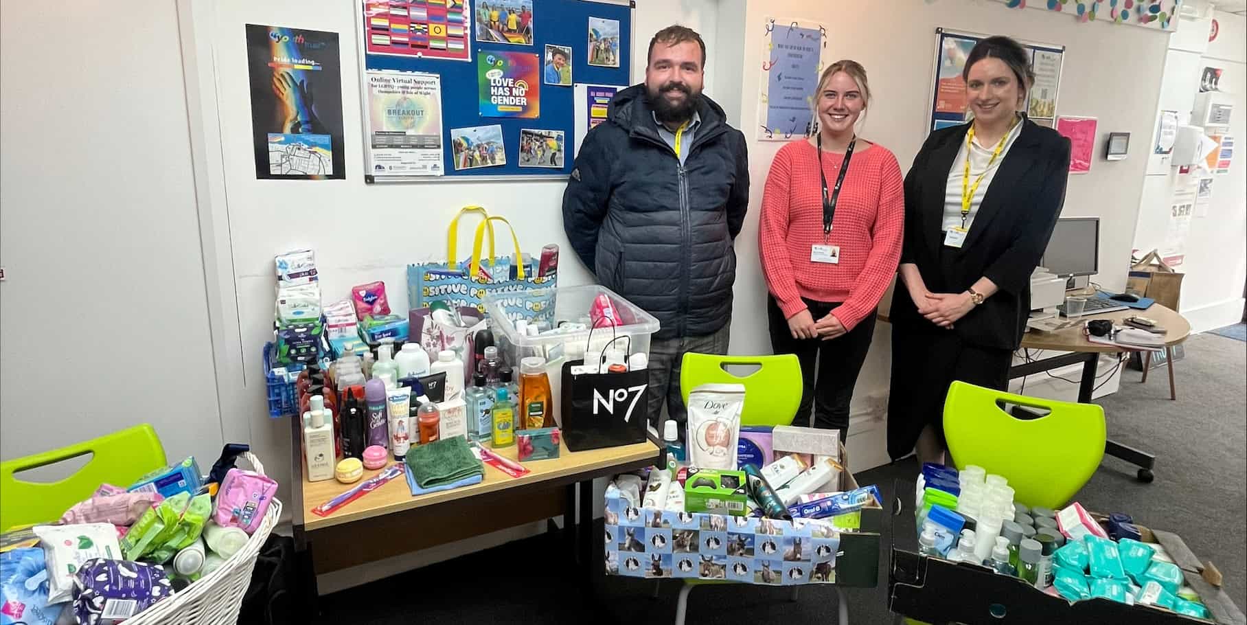 Hygiene Products at the IW Youth Trust