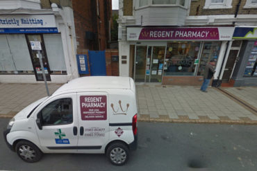 Exterior view of Regent pharmacy