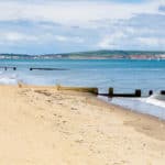 Sandown and Shanklin 10k race - background shot of beach