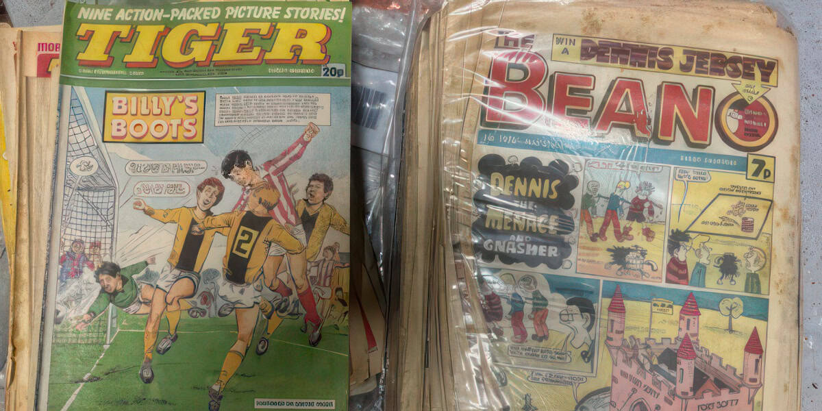 Tiger and Beano comics