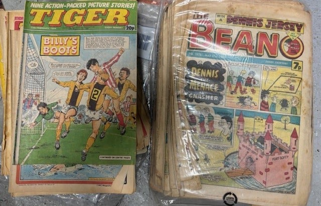 Tiger and Beano comics