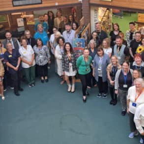 Those attending the Healthcare Careers festival in Lord Louis Library