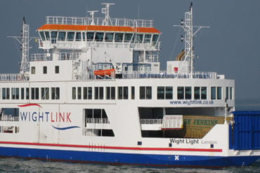 Wight Light Wightlink ferry on Yarmouth to Lymington route