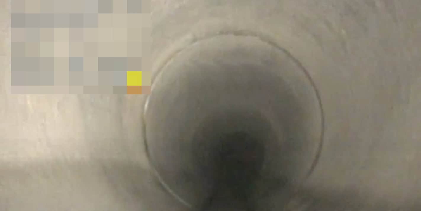 CCTV view of the culvert