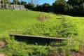 a swale in place at Nettlestone primary school - it's a sort of ditch in the grassy area with a small bridge over