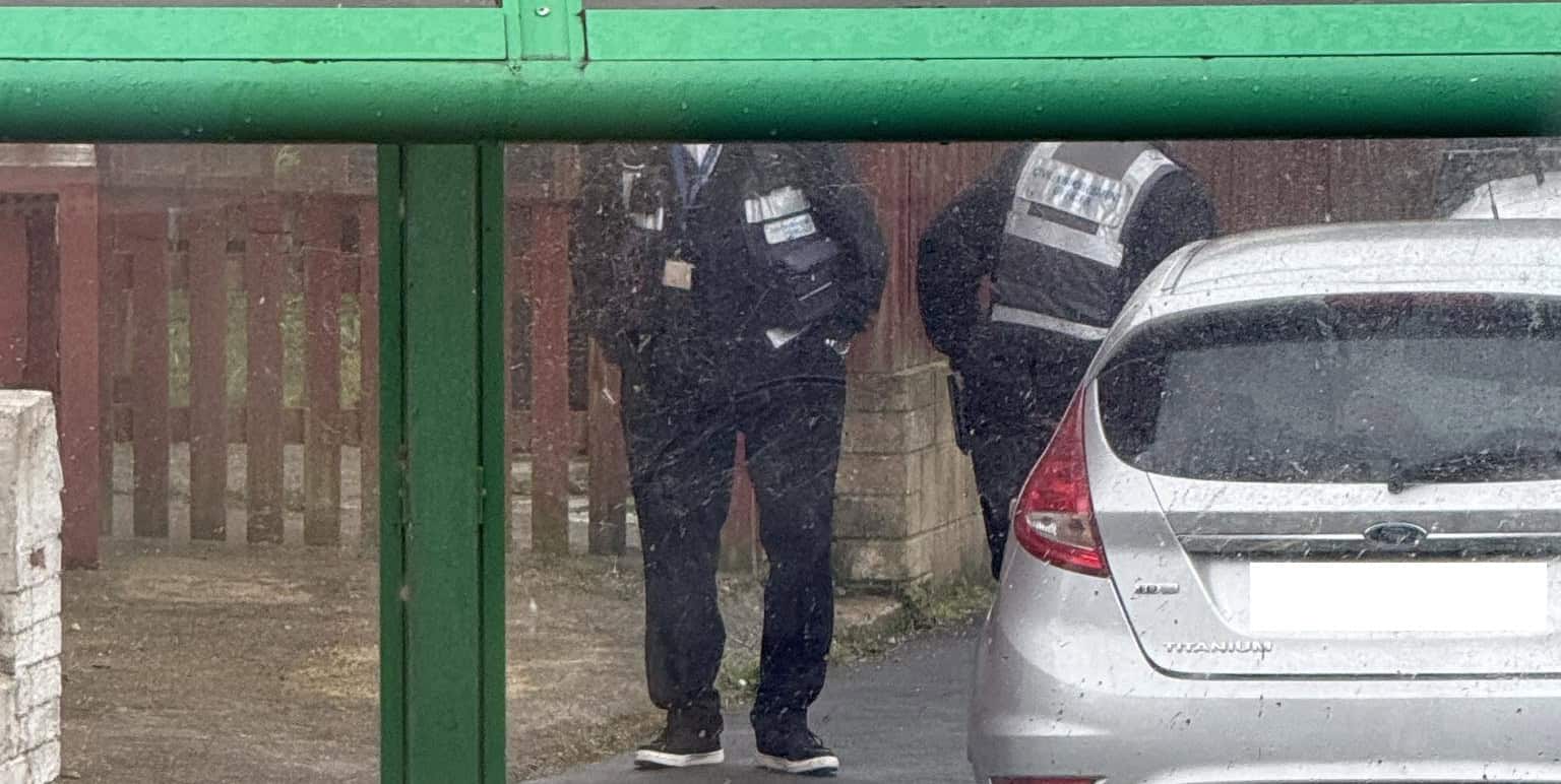 traffic wardens ticketing cars parked in restricted areas