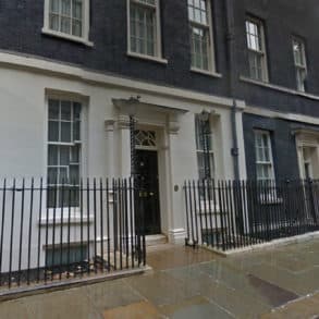 11 downing street, google maps