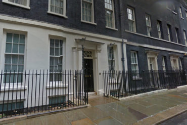 11 downing street, google maps