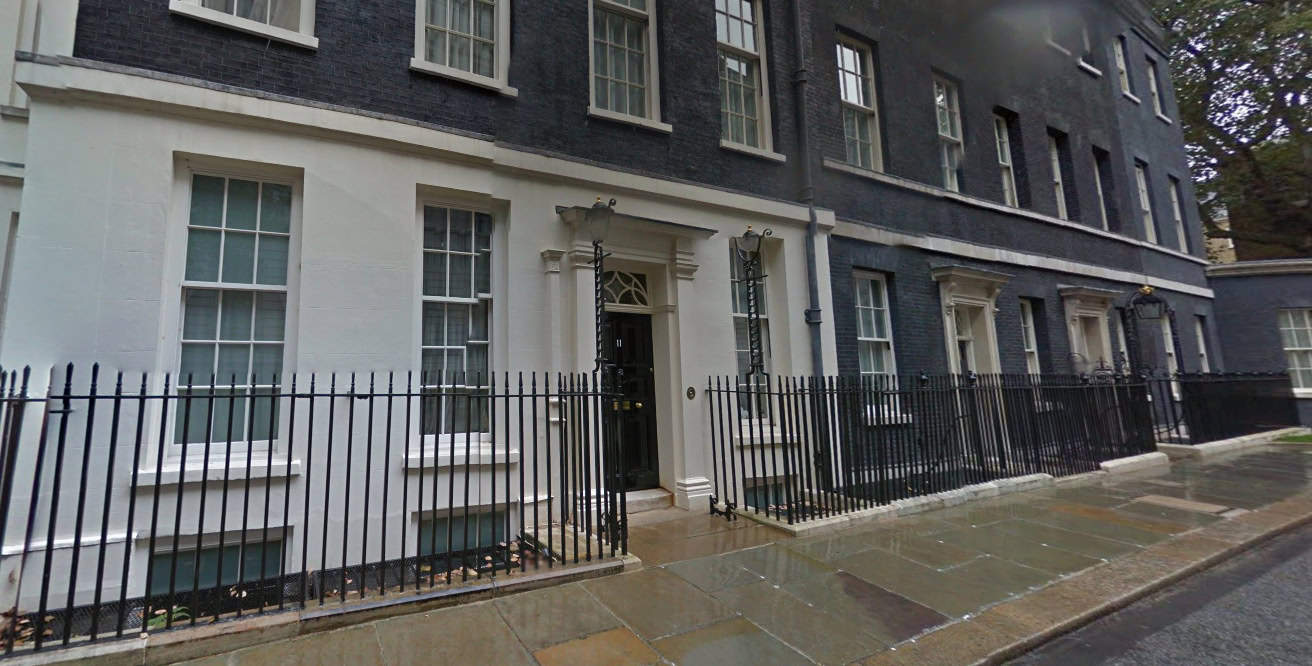 11 downing street, google maps