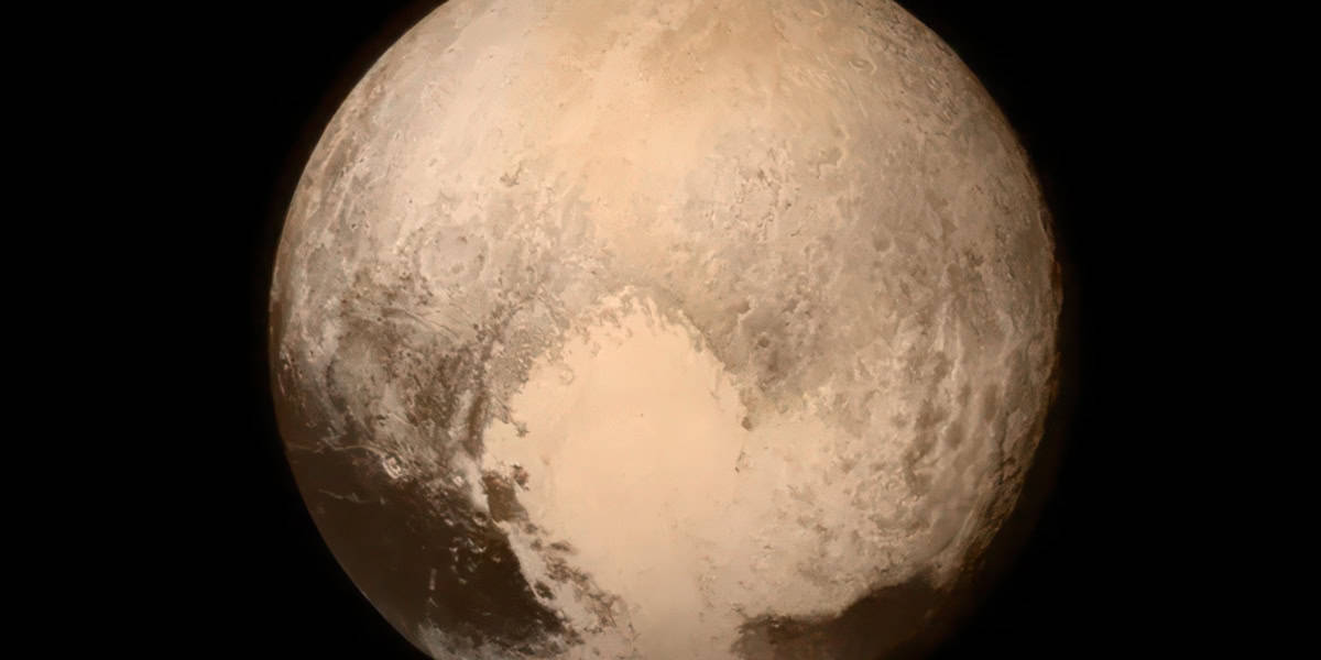 Color image of pluto