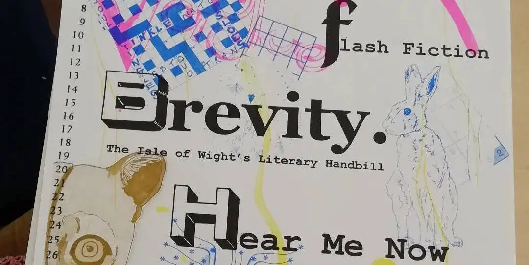 Front cover of the Brevity literary zine