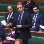 Joe Robertson giving his Maiden Speech in Parliament