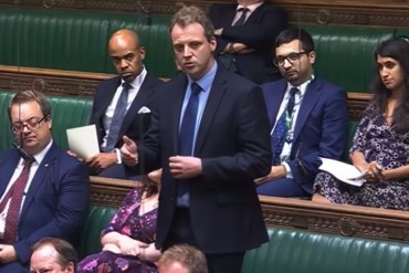 Joe Robertson giving his Maiden Speech in Parliament