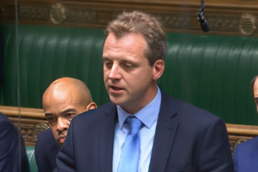 Joe Robertson speaking in parliament